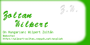 zoltan wilpert business card