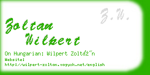 zoltan wilpert business card